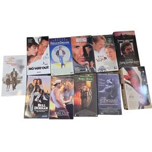 Lot of 11 VHS Kevin Costner movies
